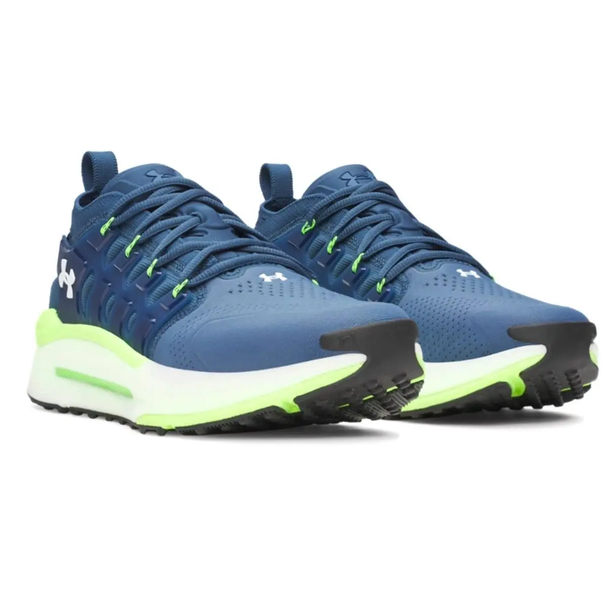Under Armour shoes - Under Armour Phantom X - Phantom - Blue, Manufacturer: Wham Blue / Hyper Green / White - 498 12
