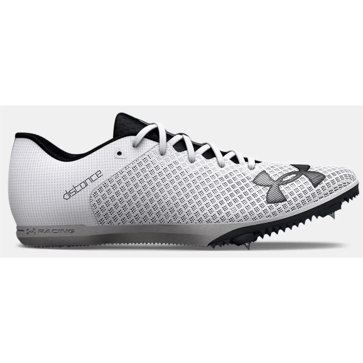 Under Armour Mens Size 6.5 Womens 8 Track Shoes White Kick Distance Running 4