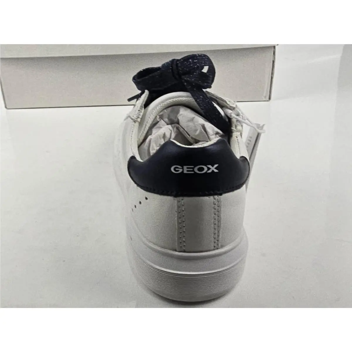 Geox shoes - Geox J Nettuno - Nettuno - C1039 - White, Secondary: Dark Navy (UPC: 8056206502086) 1