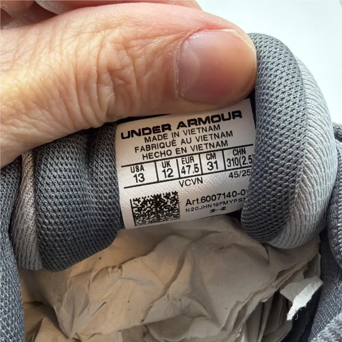 Under Armour shoes - UA Charged Commit TR 5 - 6007140-011 - Gray 4