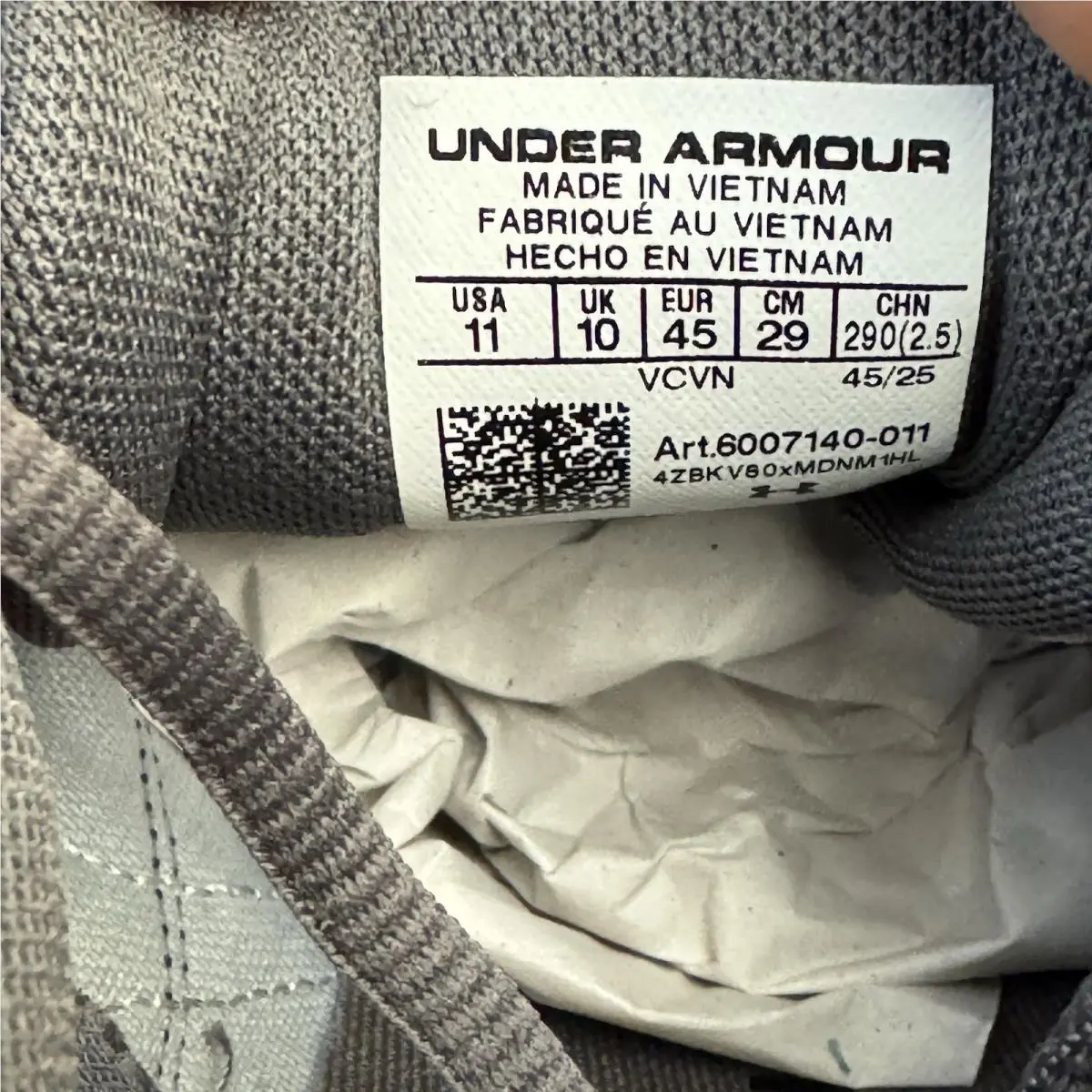 Under Armour shoes - Under Armour Charged Commit TR 5 - 6007140-011 - Grey 7