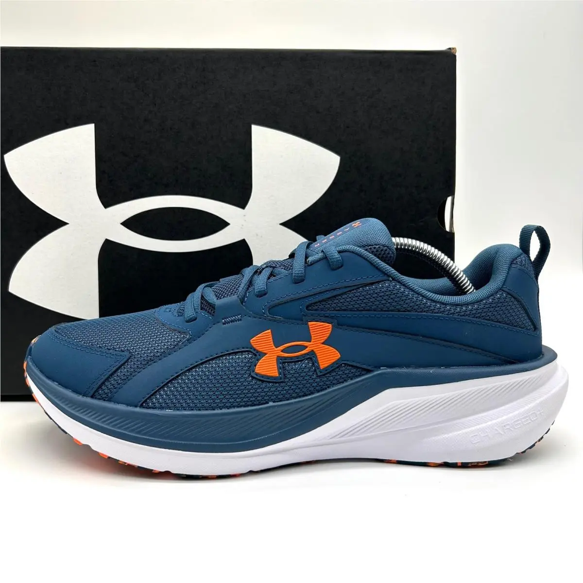 Under Armour UA Assert 11 Shoes Mens 11 Blu Blu Running Sneakers Athletic Gym