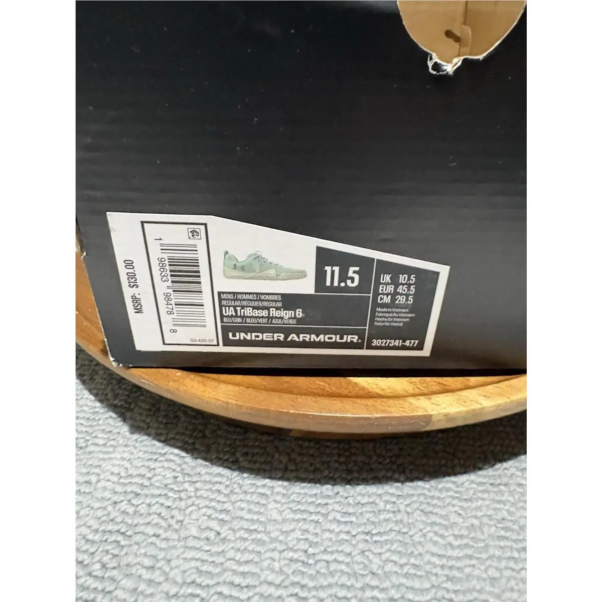 Under Armour shoes - Under Armour TriBase Reign 6 - 3027341-477 - Green (UPC: 196884999742) 3