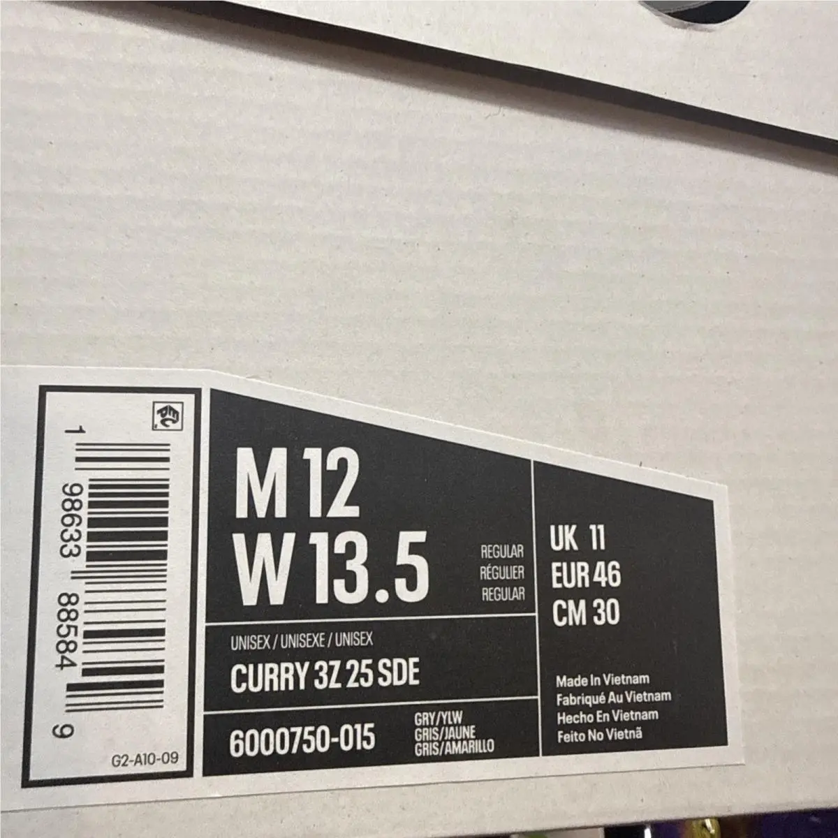Under Armour shoes - Under Armour Curry 3Zer0 - Curry - Fq3681100 - White 7