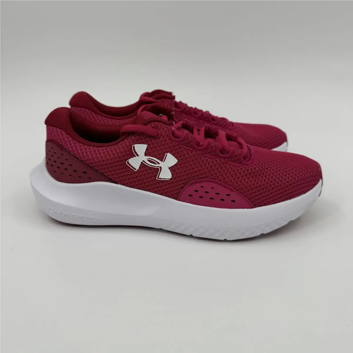 Under Armour Charged Surge 4 Women Shaded Fuchsia/crimson Crest Size 7