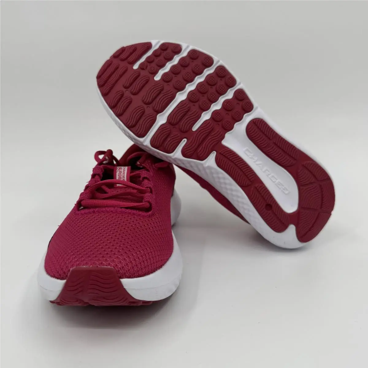 Under Armour shoes - Charged Surge 4 - Charged Surge - 3027007-681 - (681) Shaded Fuchsia/Crimson Crest/White (UPC: 197779131230) 4