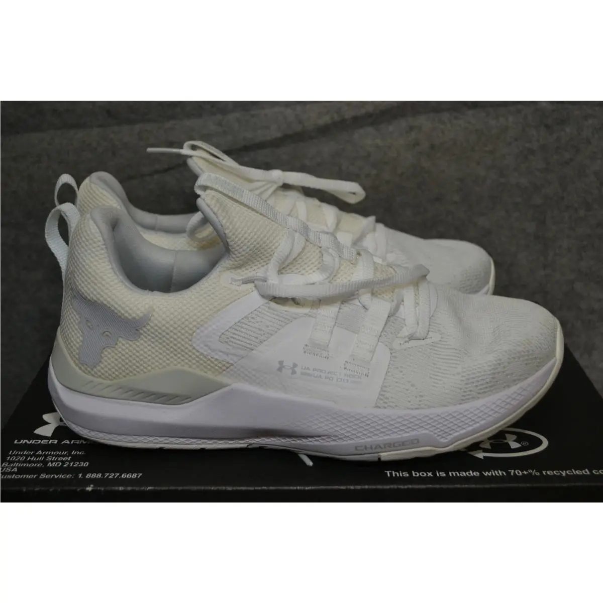 Under Armour shoes - Under Armour Project Rock Tribase - 3023006-105 - White 0