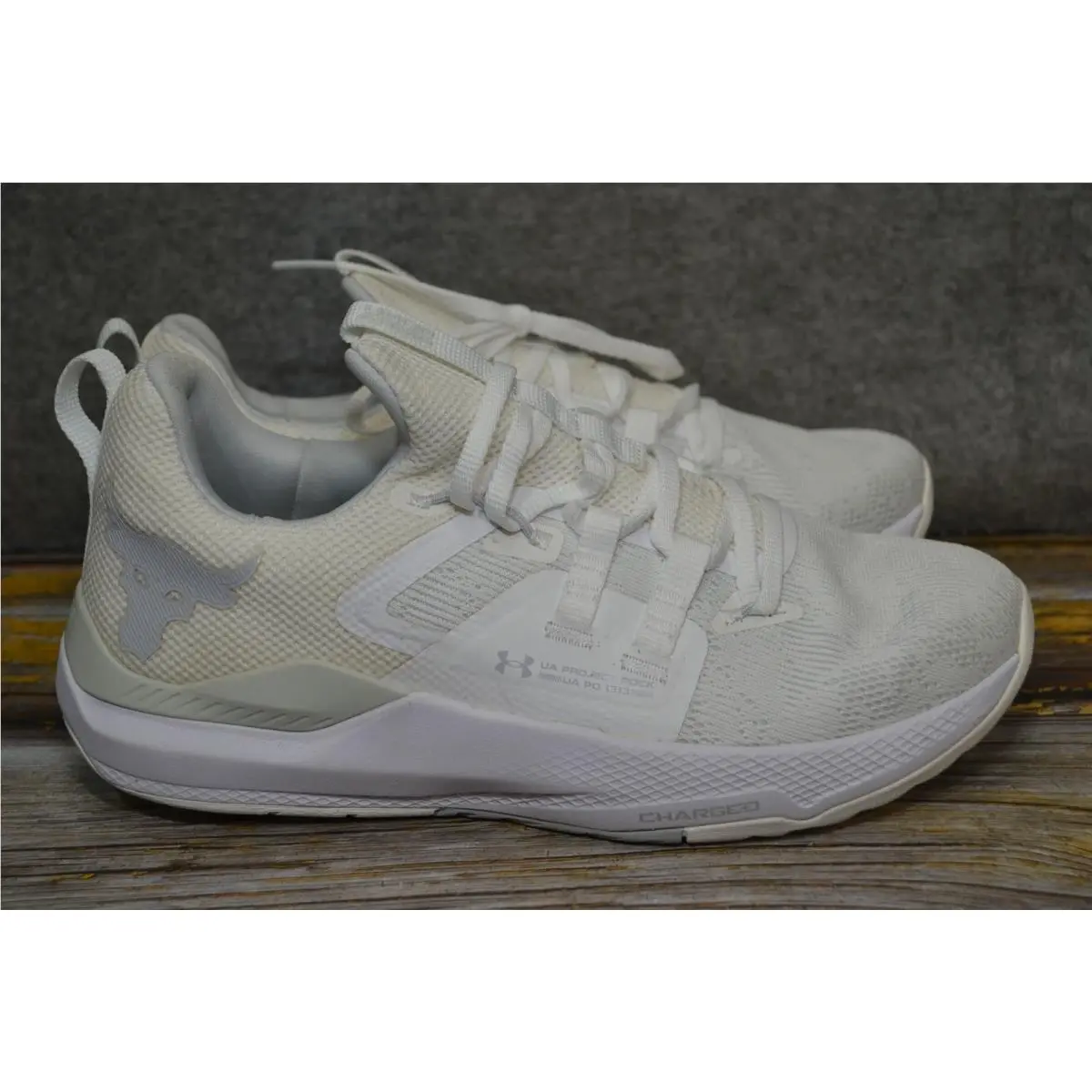 Under Armour shoes - Under Armour Project Rock Tribase - 3023006-105 - White 1
