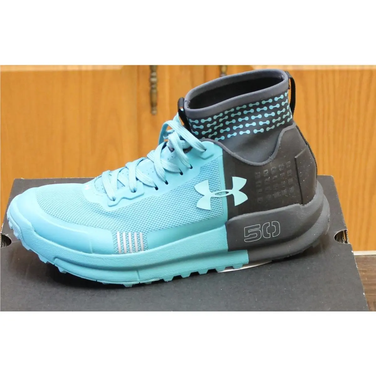 Under Armour shoes - UNDER ARMOUR HORIZON 50 - HORIZON - GREY/TURQUOISE (UPC: 191169817049) 1