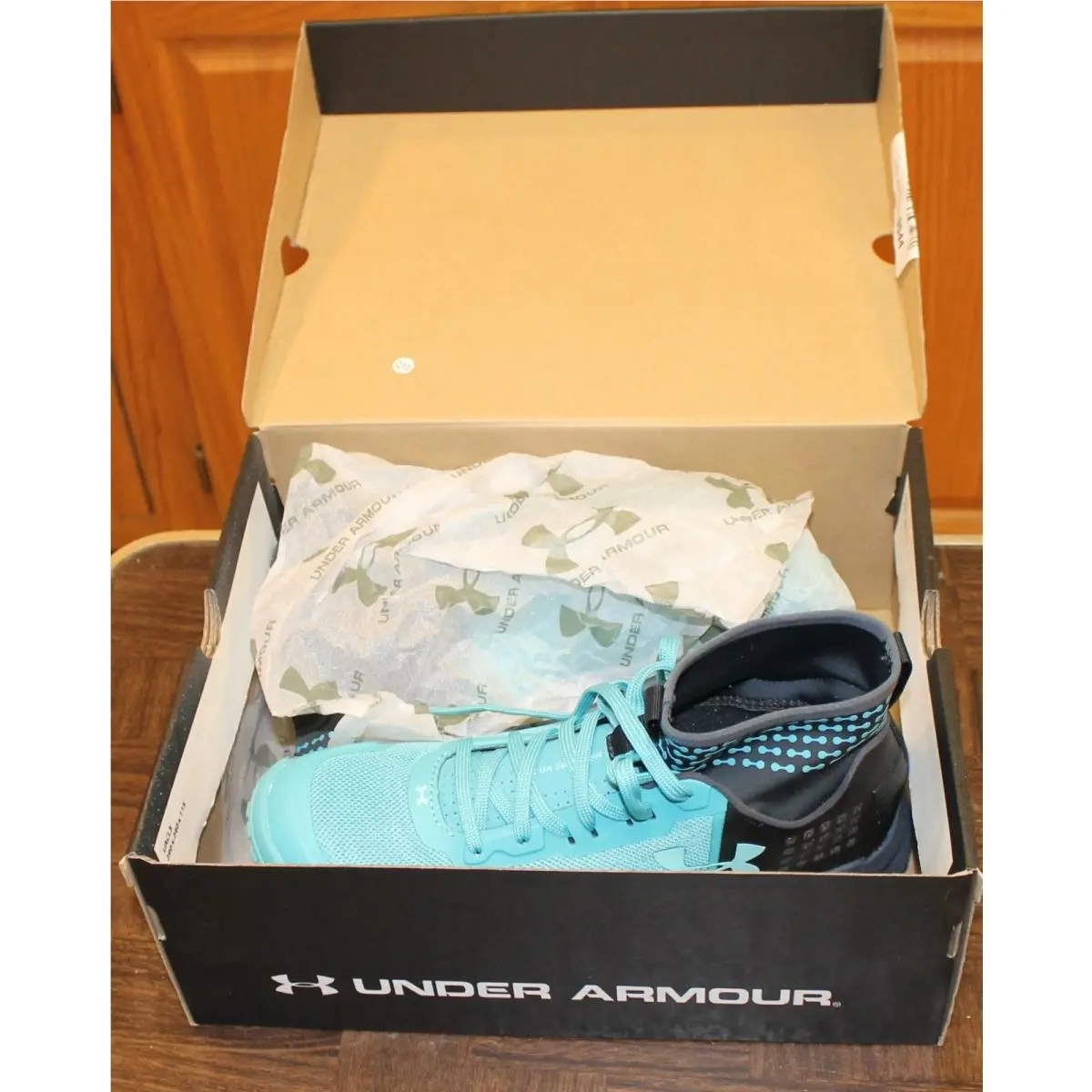 Under Armour shoes - UNDER ARMOUR HORIZON 50 - HORIZON - GREY/TURQUOISE (UPC: 191169817049) 3