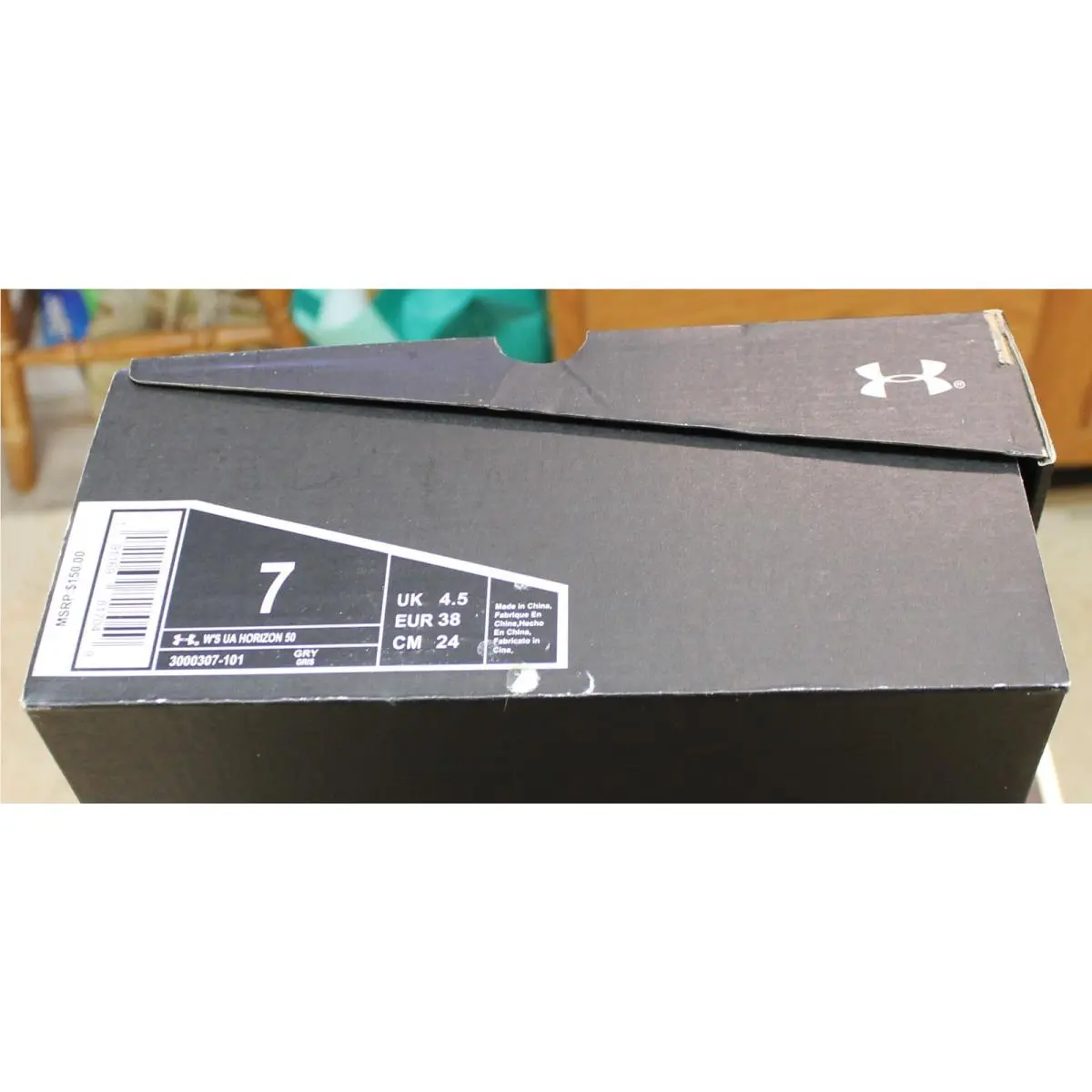 Under Armour shoes - UNDER ARMOUR HORIZON 50 - HORIZON - GREY/TURQUOISE (UPC: 191169817049) 4