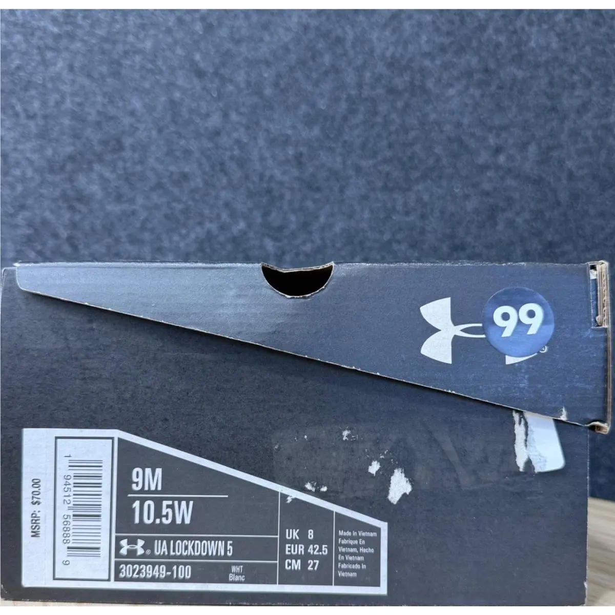 Under Armour shoes - Under Armour Lockdown 5 - Lockdown - 3023949-100 - Black 10