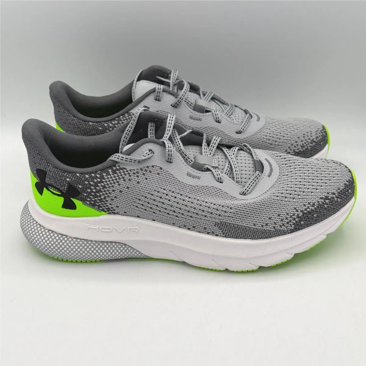 Under Armour UA Hovr Turbulence 2 Running Shoes Mens 8.5 Grey Green 3026520-011