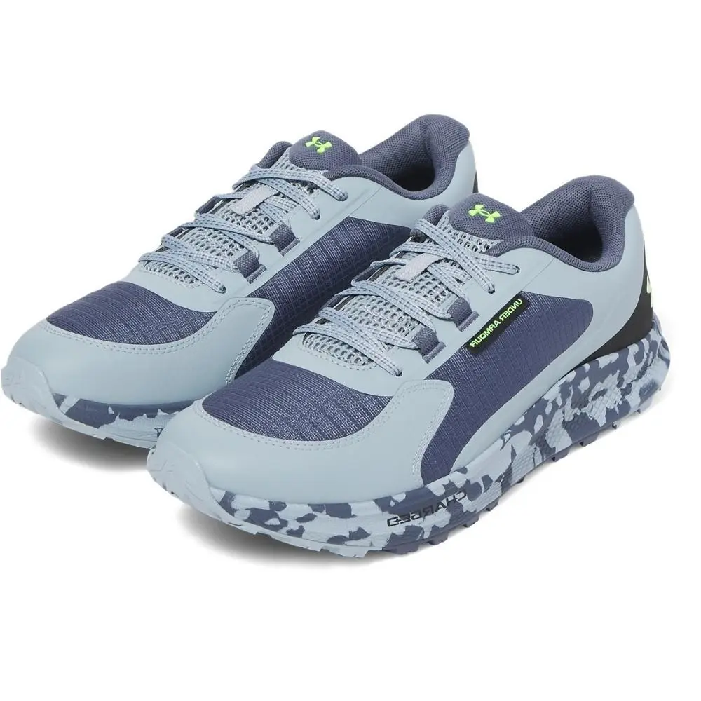 Under Armour UA 3028371 Men`s Charged Bandit Trail 3 Shoes - Downpour Gray - Size 12 - Downpour Gray