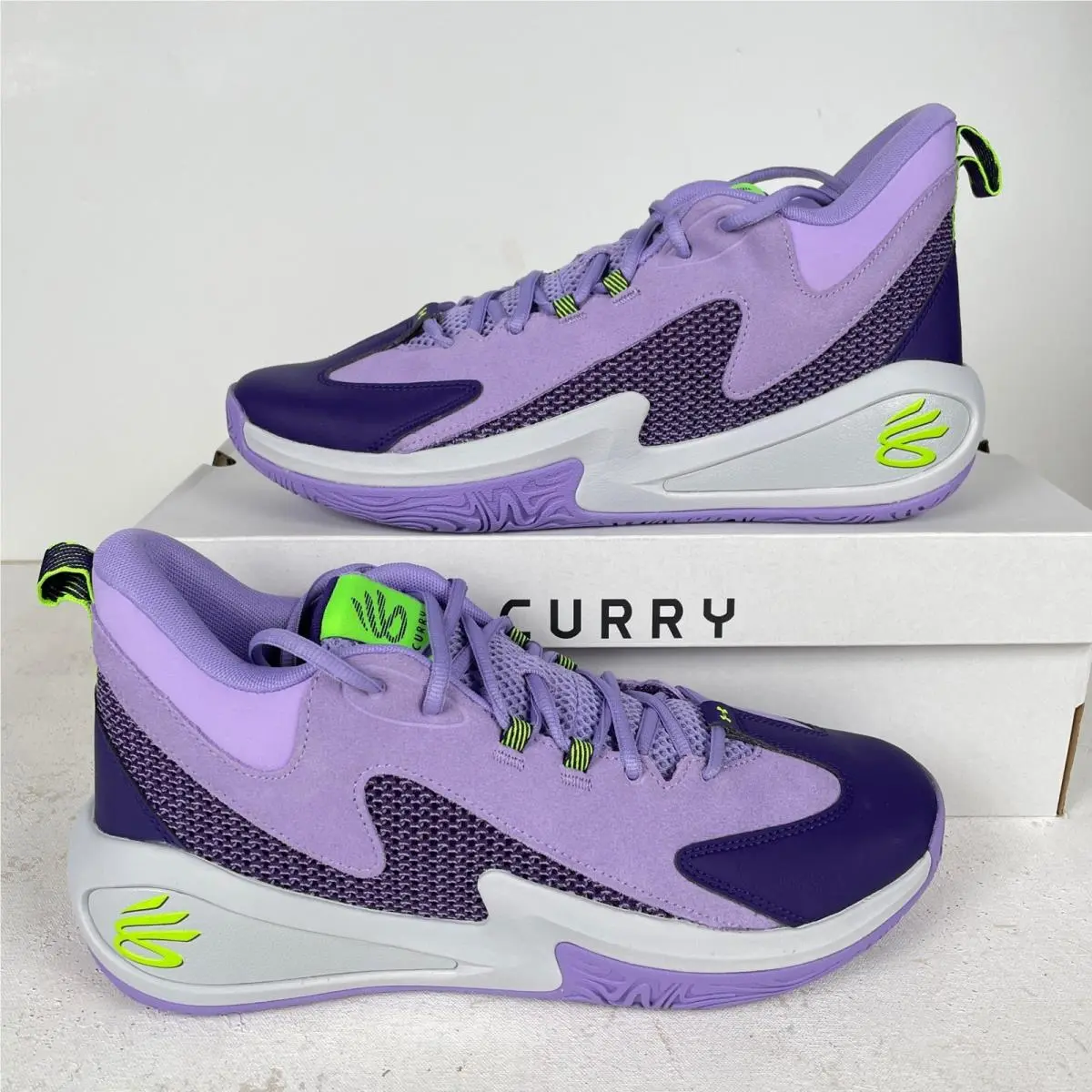 Under Armour Curry 3Z 25 Sde Basketball Shoes Mens 11.5 Purple Charged Sneakers
