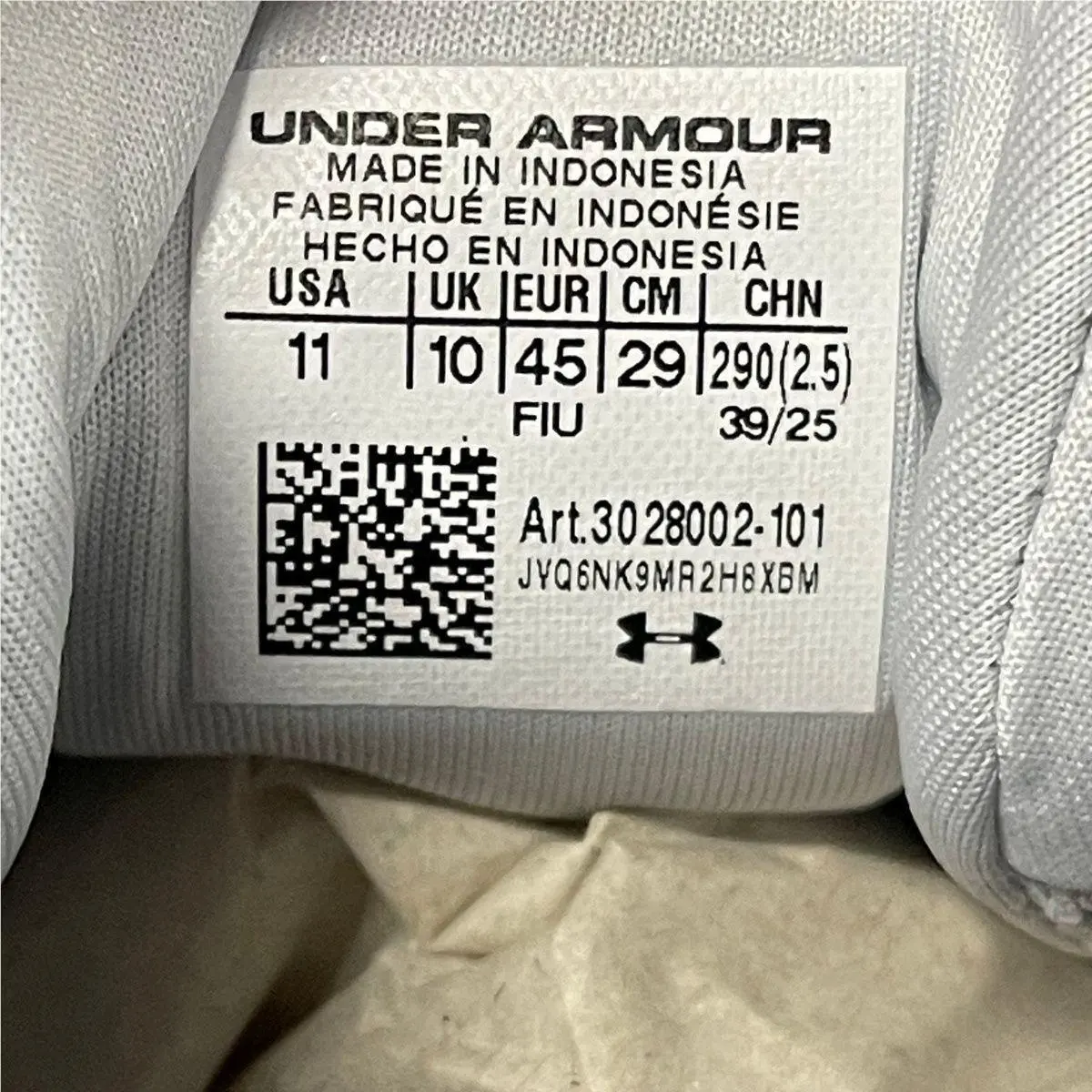 Under Armour shoes - VS195314 - vs-195314 - Gray (UPC: 197778959538) 5