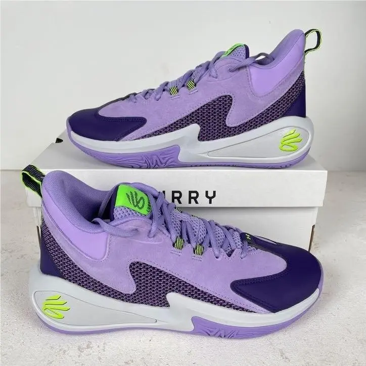 Under Armour Curry 3Z 25 Sde Basketball Shoes Mens 10.5 Purple Charged Sneakers