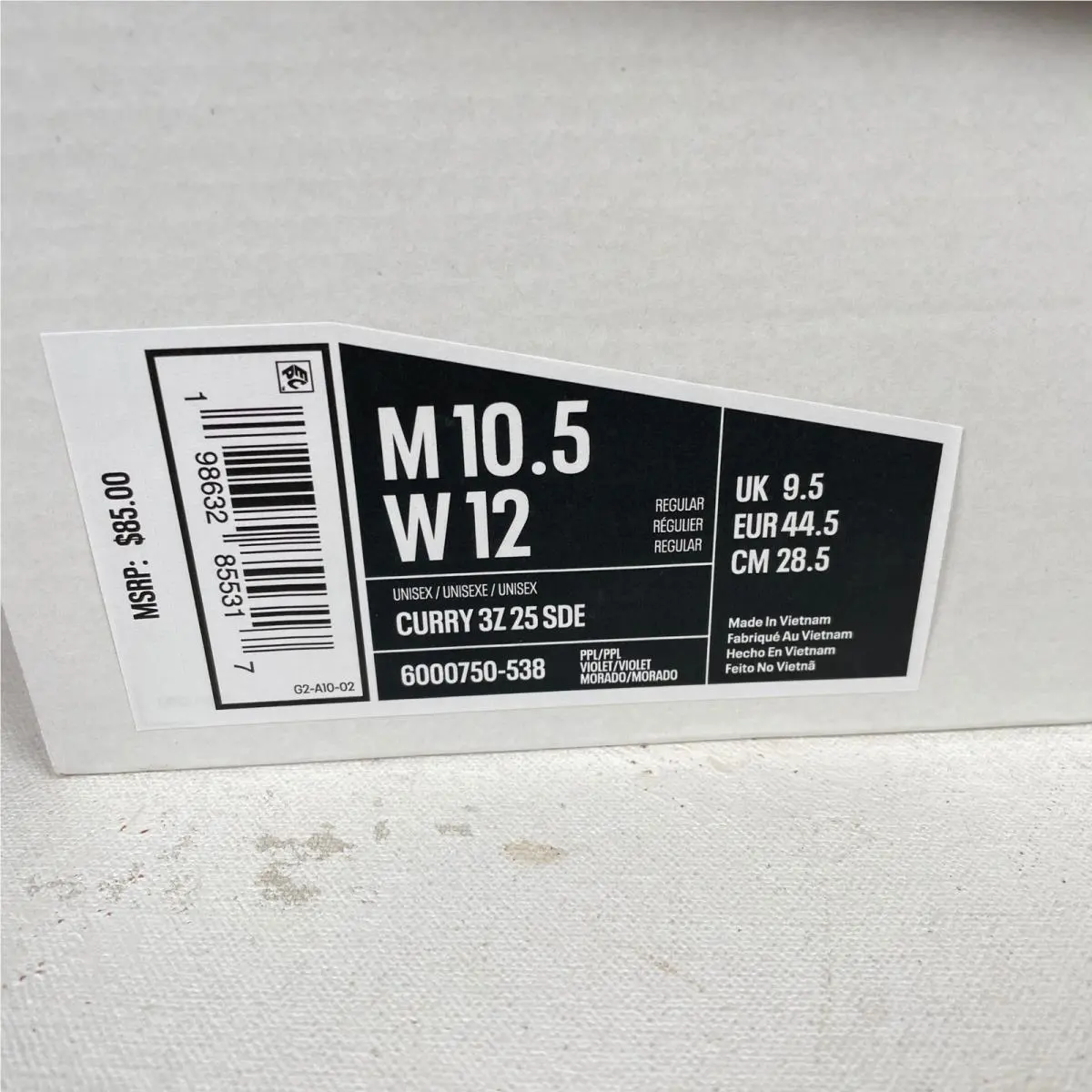 Under Armour shoes - Under Armour Curry 3Z 25 SDE - 3Z 25 SDE - Purple 6