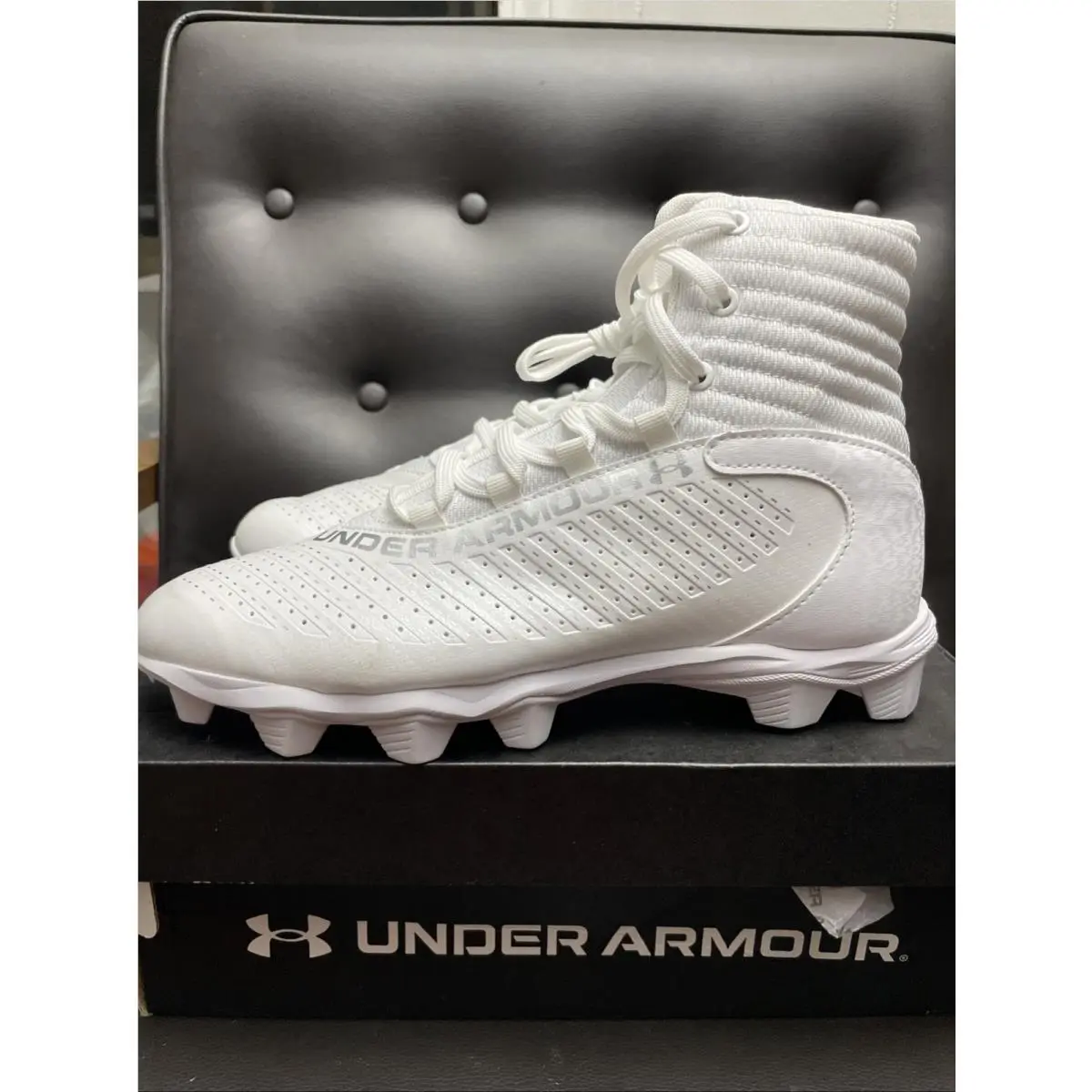 Under Armour Unde M UA Highlight - White-white-metallic Silver White-white-metallic Silver