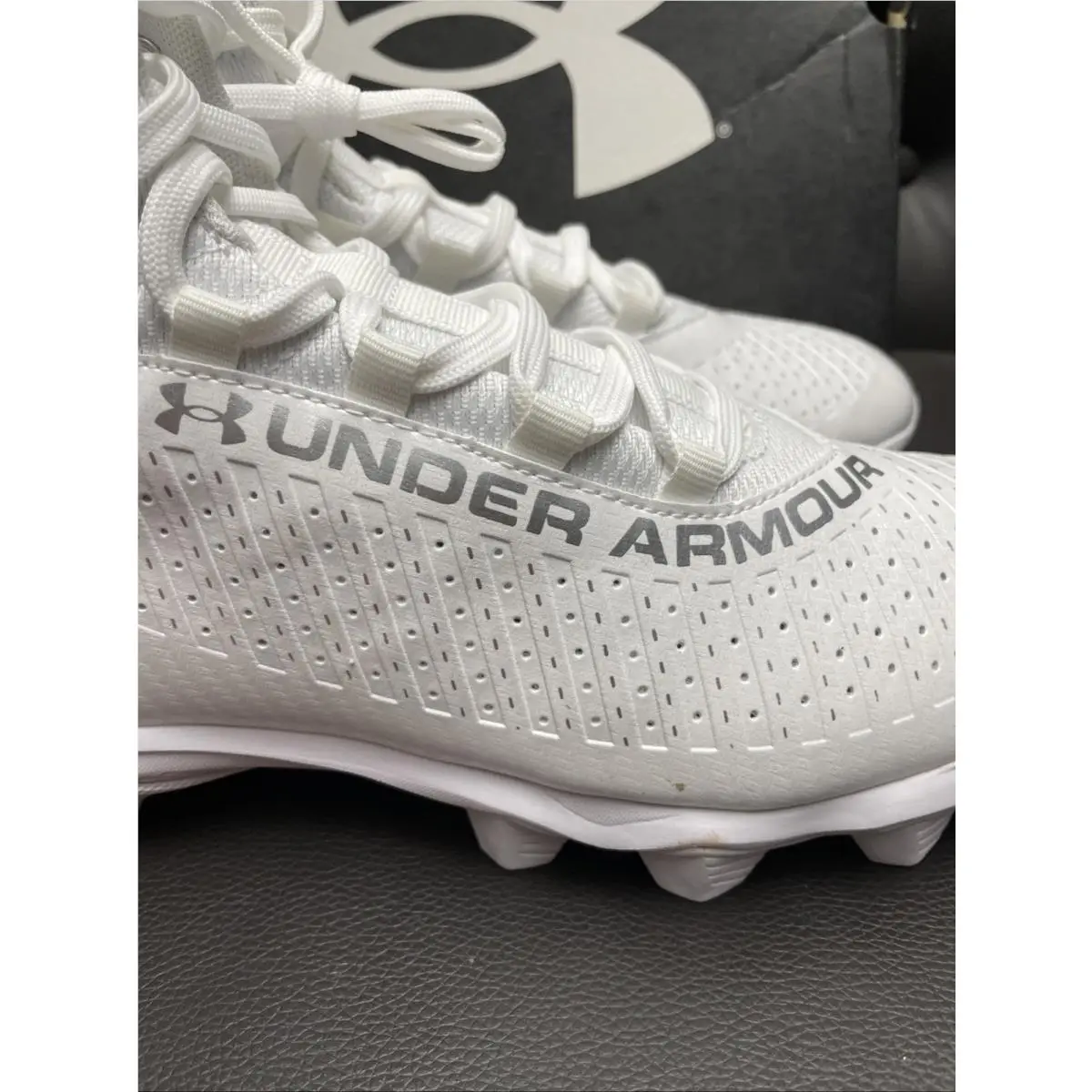 Under Armour shoes - M UA Highlight - Highlight - White-White-Metallic Silver 2