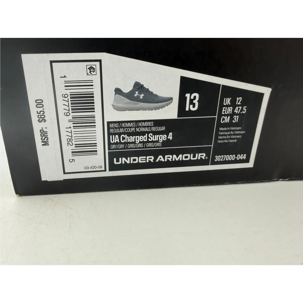 Under Armour shoes - Under Armour Charged Surge 4 - Gray 0