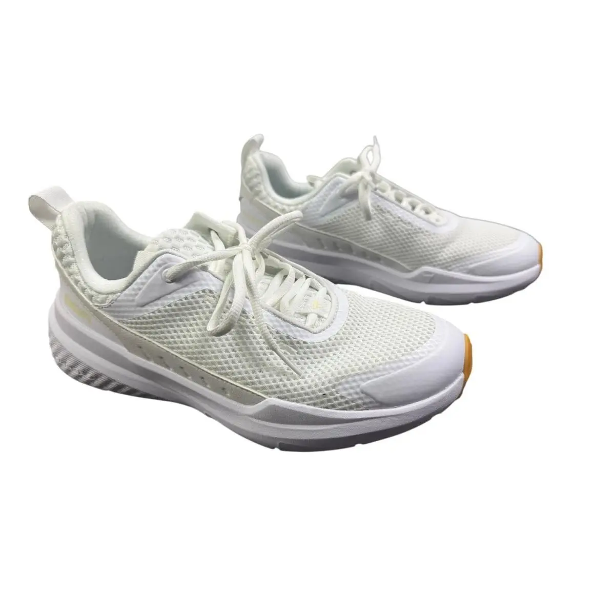 Under Armour Project Rock Bsr 5 Women`s Size 9.5 White Training Shoes Gym