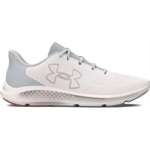 Under Armour Women`s UA Charged Pursuit 3 Big Logo Running Shoes White/halo Gray