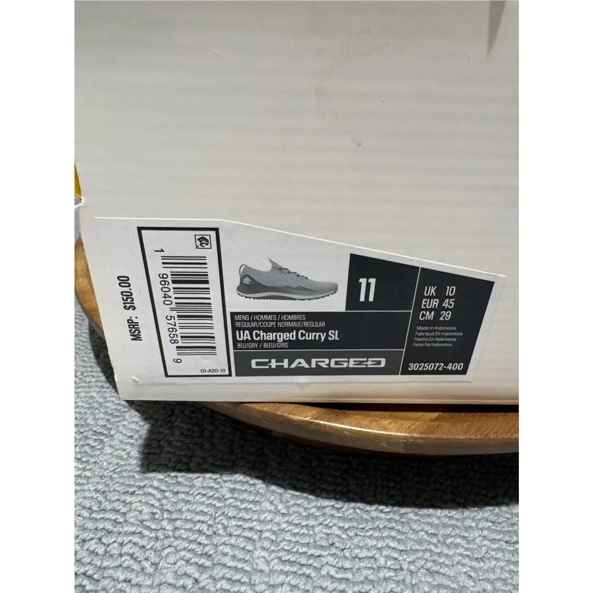 Under Armour shoes - Under Armour Charged Curry SL - 3025072-400 - Blue 2