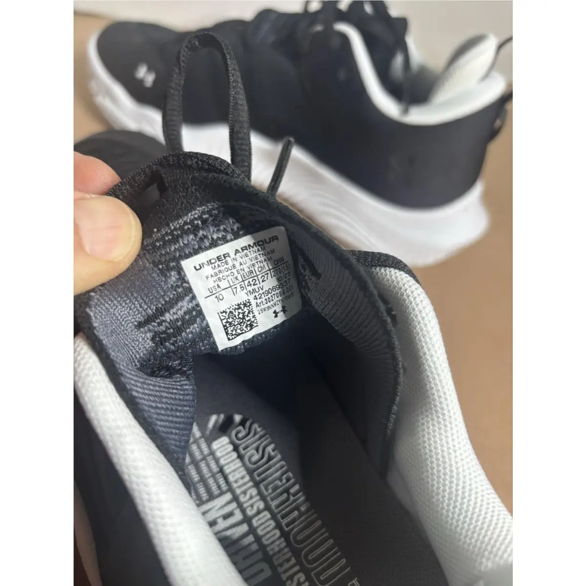 Under Armour shoes - Under Armour Flow Ace - Flow Ace - 3027084 - Black (UPC: 0196885045578) 8