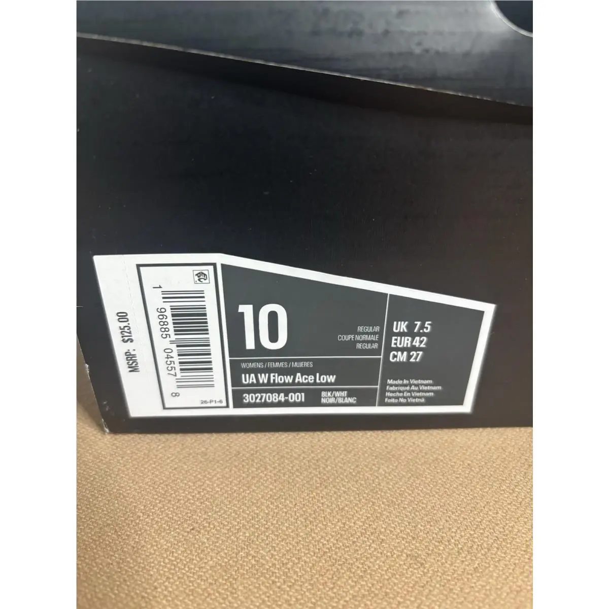 Under Armour shoes - Under Armour Flow Ace - Flow Ace - 3027084 - Black (UPC: 0196885045578) 0