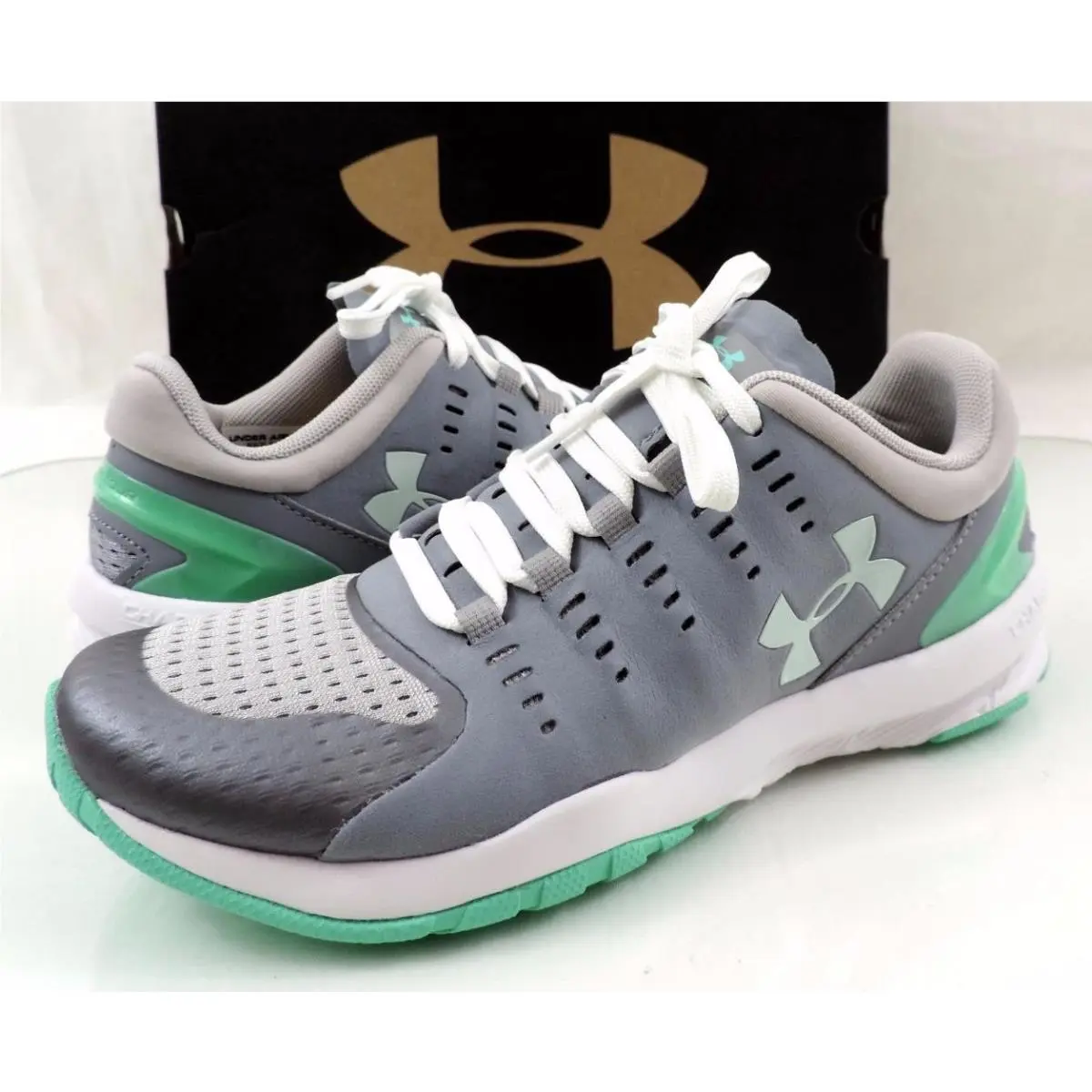 Under Armour shoes - Under Armour Charged Stunner - Charged Stunner - 1266379 036 - Gray (UPC: 889362356105) 1