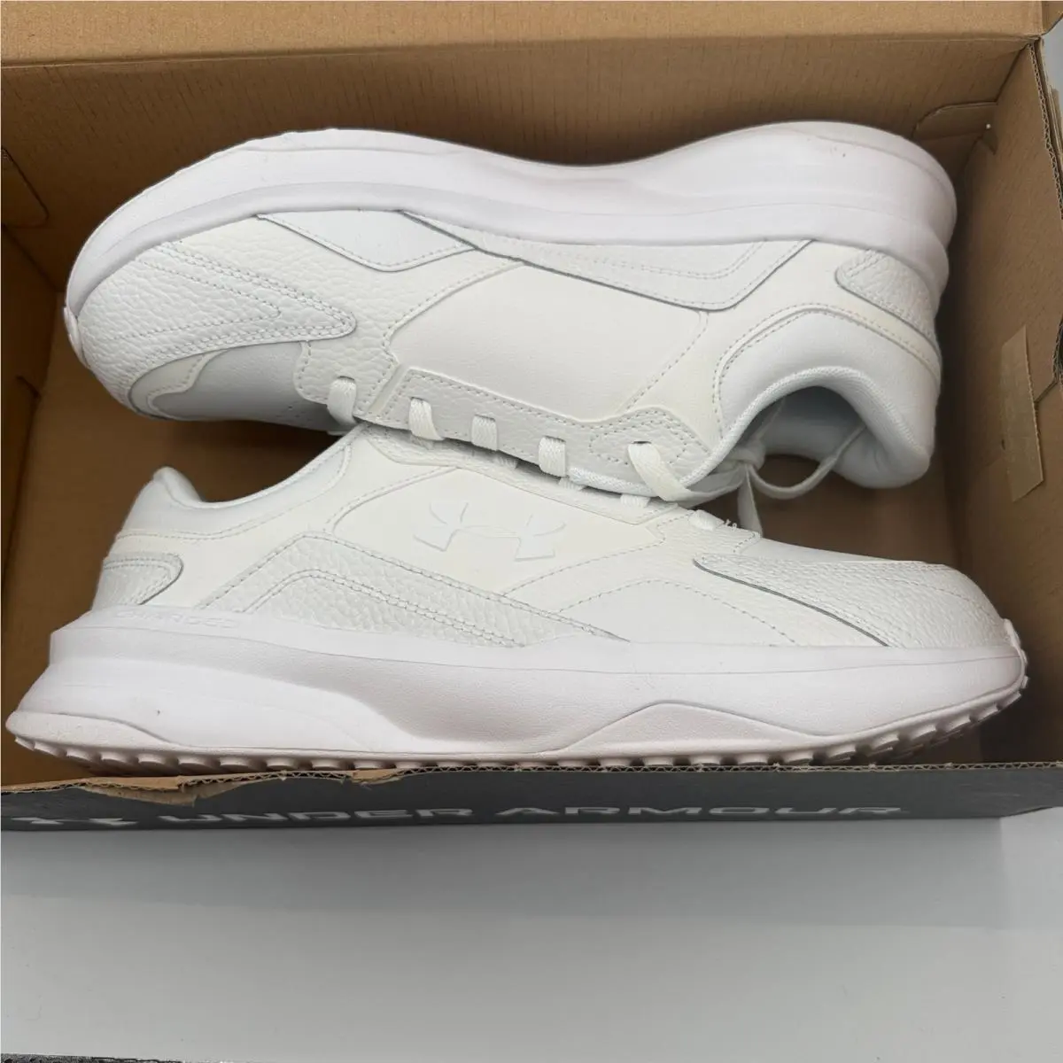 Under Armour shoes - UA Edge LTHR 4E - Edge LTHR - White 6