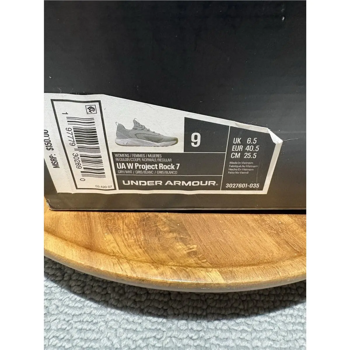 Under Armour shoes - Under Armour Project Rock 7 - 3027601-035 - Gray 3