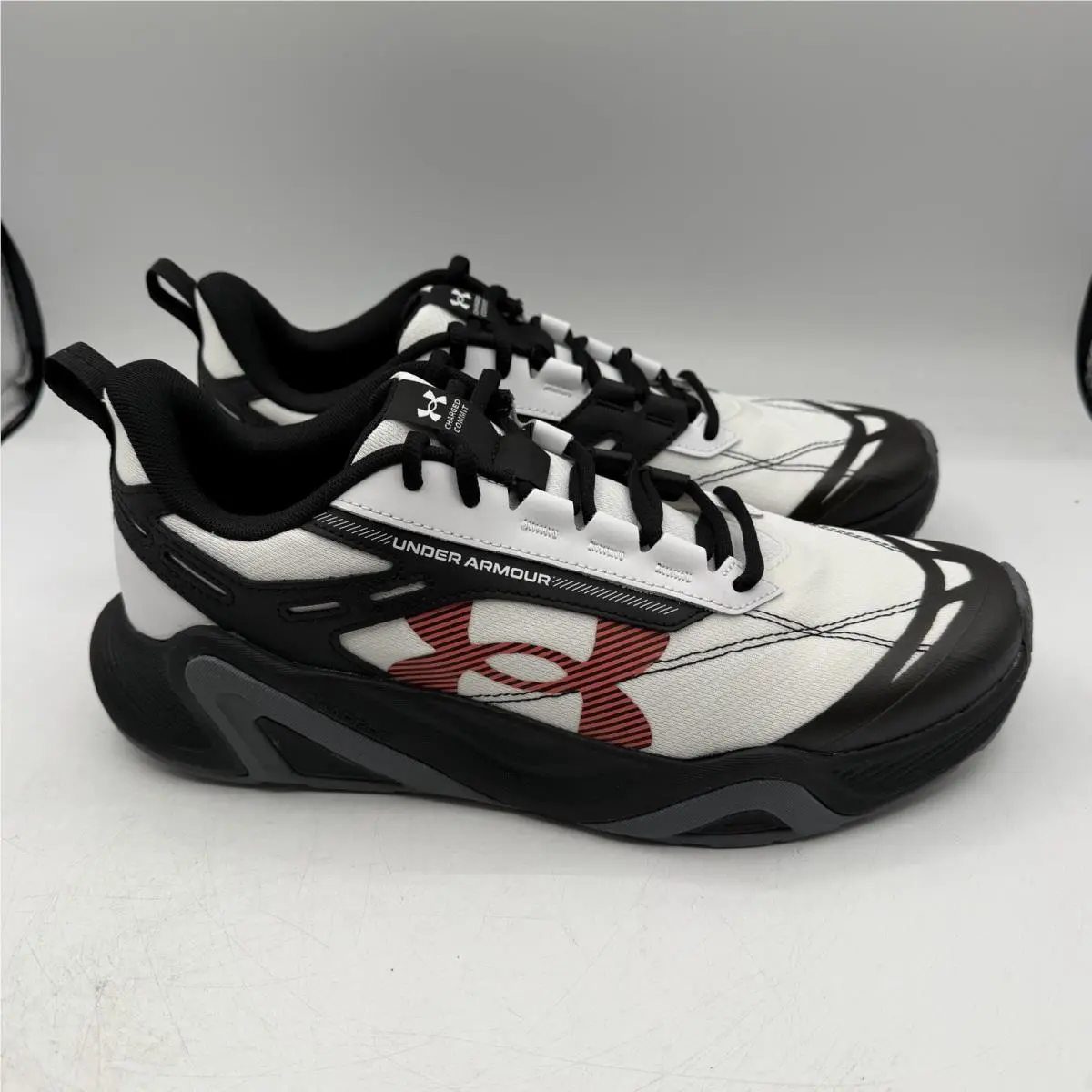 Under Armour shoes - Under Armour Charged Commit TR 5 - White, Manufacturer: White / Black / Venom Red - 103 0