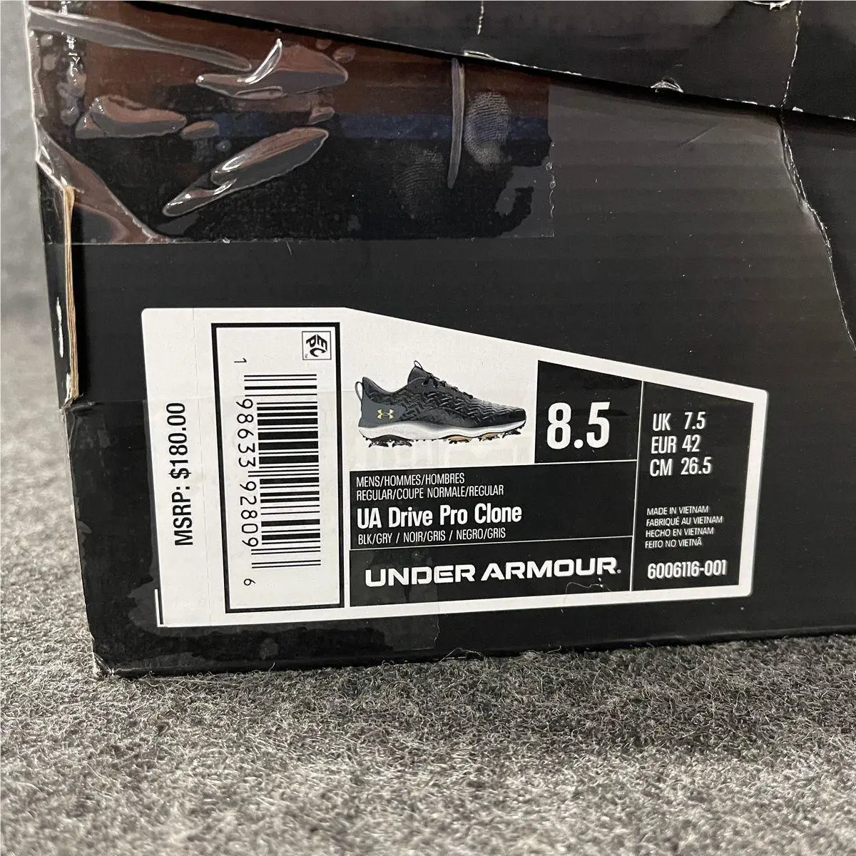 Under Armour shoes - VS194517 - vs-194517 - Black (UPC: 198633928096) 5