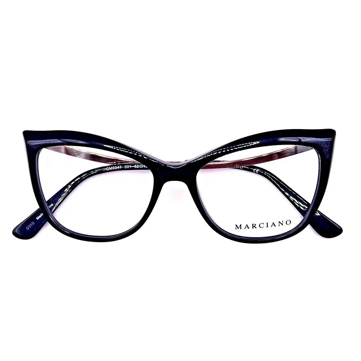Guess Eyeglasses Frames Marciano GM0347 001 Polished Black 52-16-140