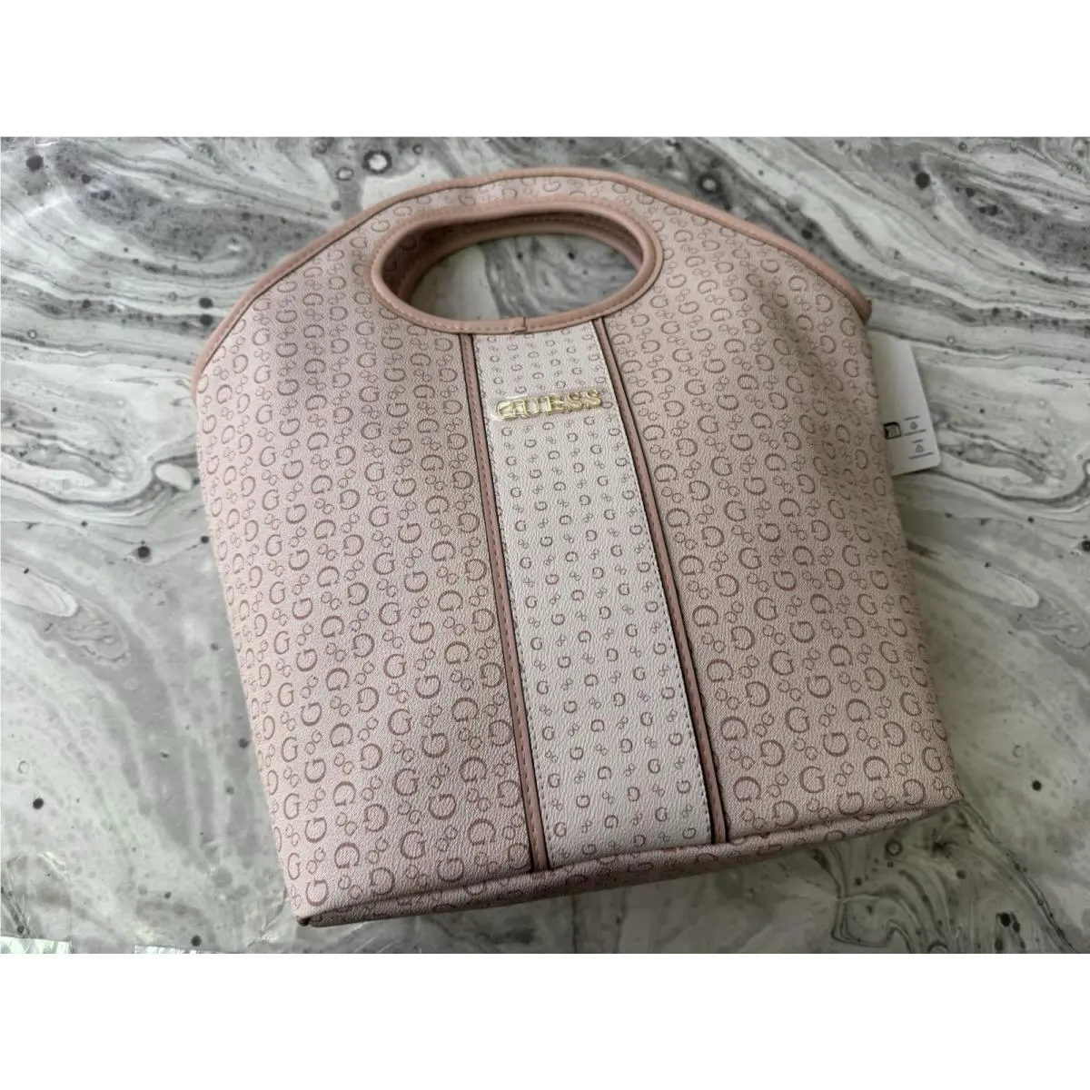 Lunch Tote Travel Pouch Cutout Guess Women Ladies Rose Multi RCS9478081