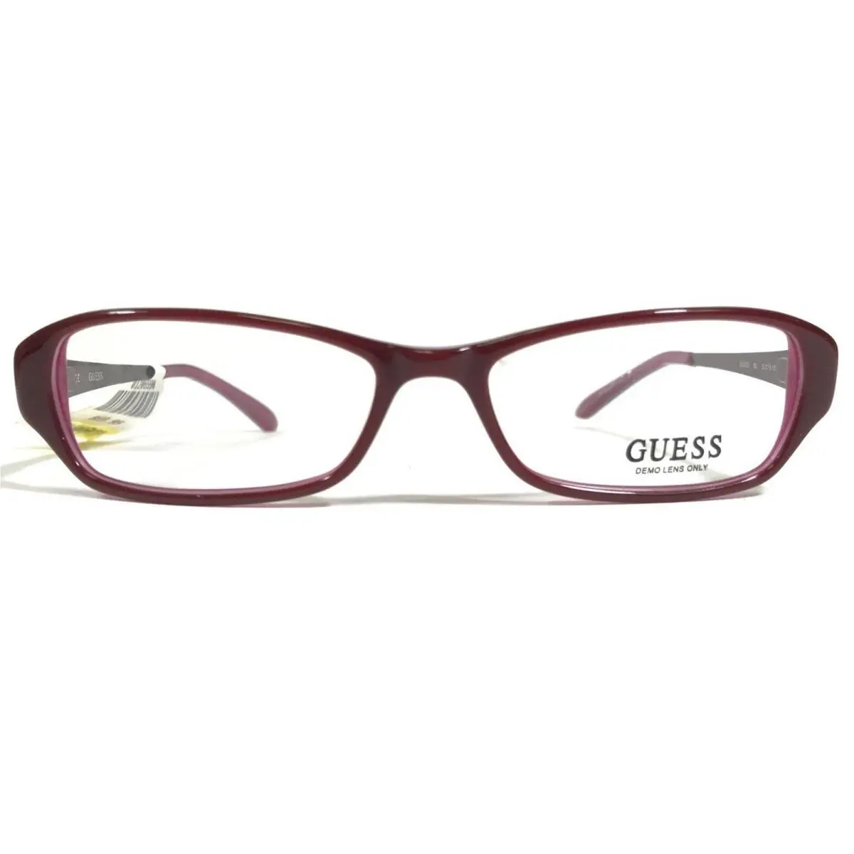 Guess Eyeglasses Frames GU2203 BU Red Purple Rectangular Cat Eye 51-15-135