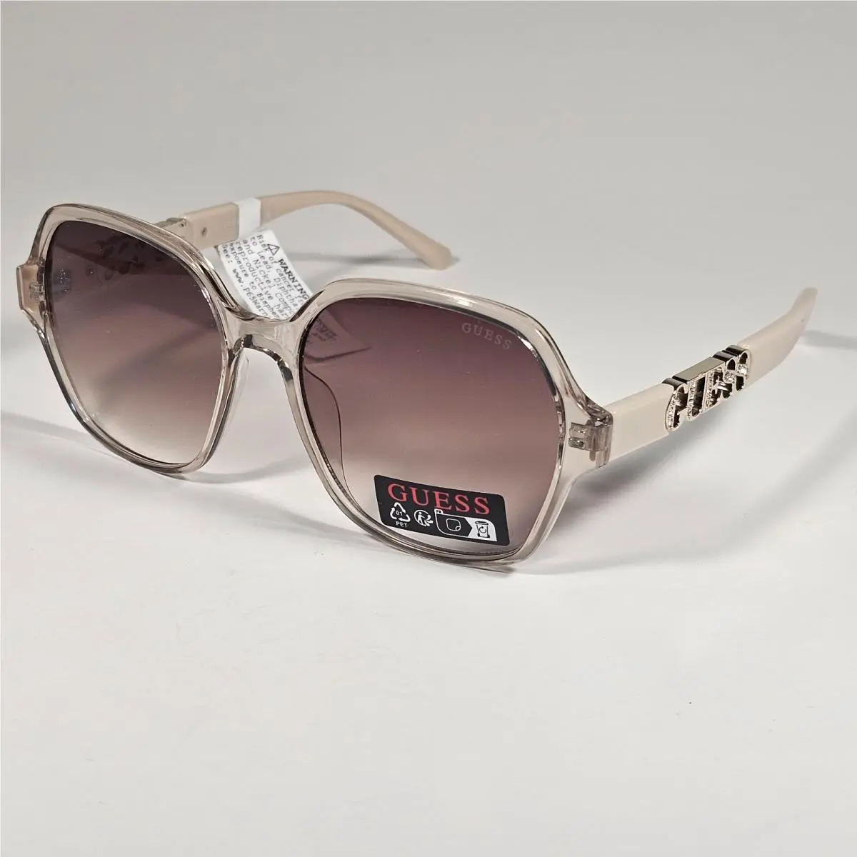 Guess GO00091 45F Butterfly Sunglasses Frame Brown Gradient Lens 57mm