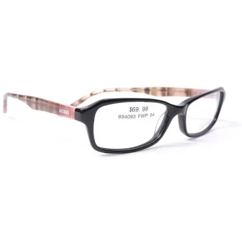Guess GU2458 Blk Eyeglasses Black Size: 54 - 15 - 135