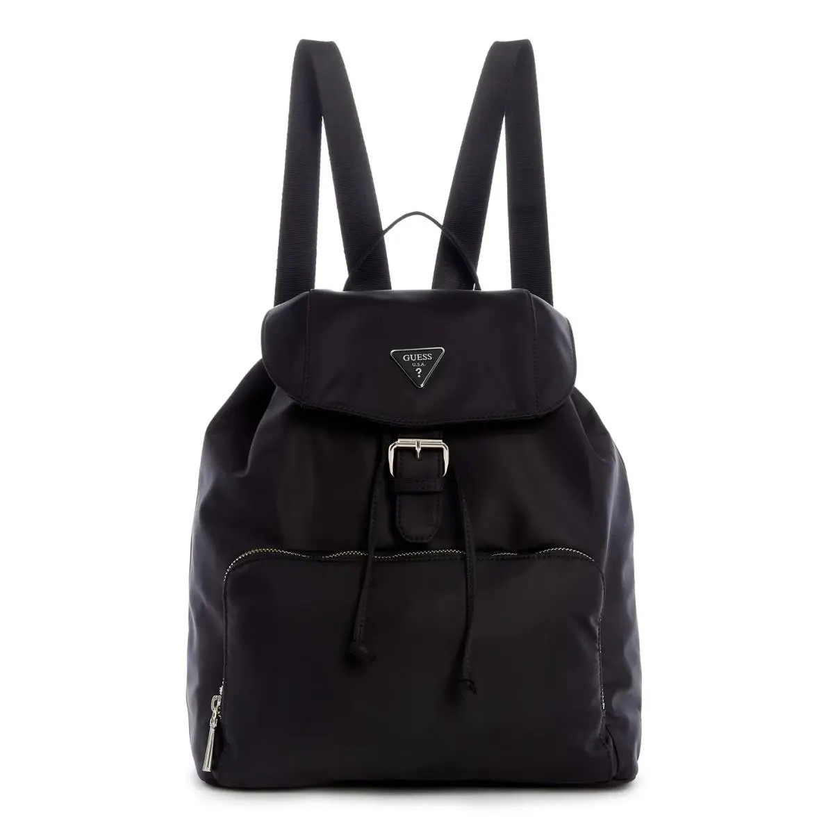 Guess Jaxi Nylon Large Backpack Black Gold