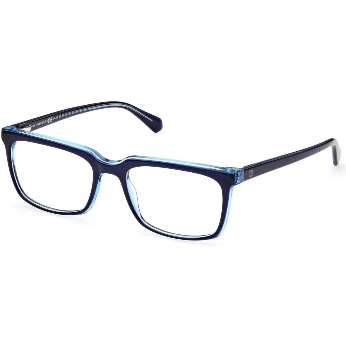 Guess GU 50063 Eyeglasses 092 Blue Monocolor