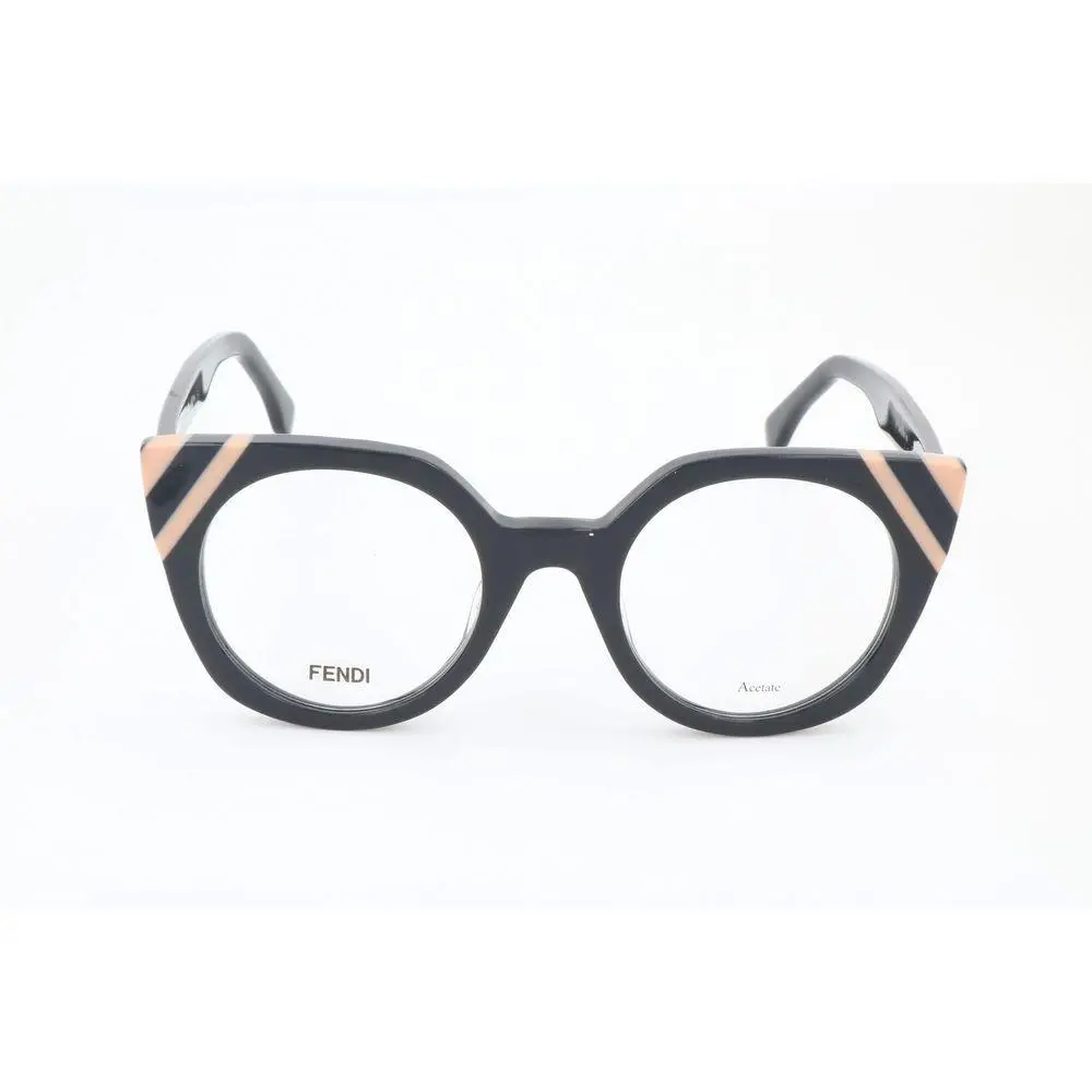 Fendi Gray Acetate Glasses Frames