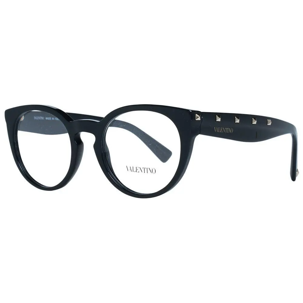 Valentino Black Plastic Glasses Frames