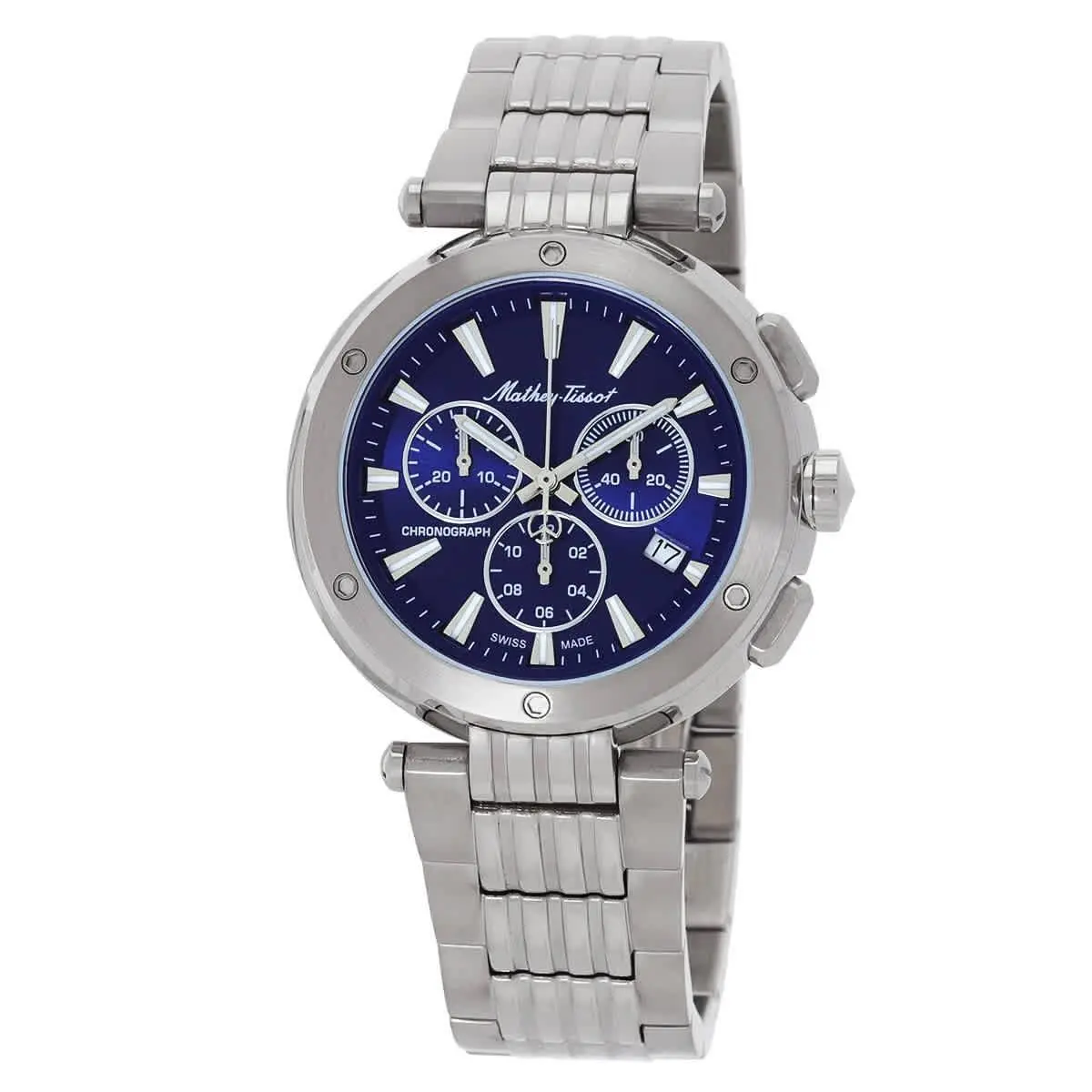 Mathey-tissot H912CHABU Neptune Chrono Blue Dial 42 mm Men`s Watch