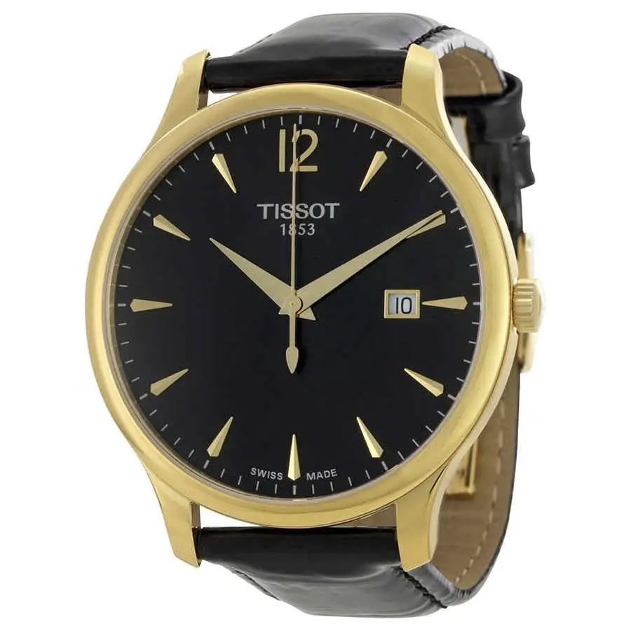 Tissot Tradition Black Dial Men`s Watch T063.610.36.057.00