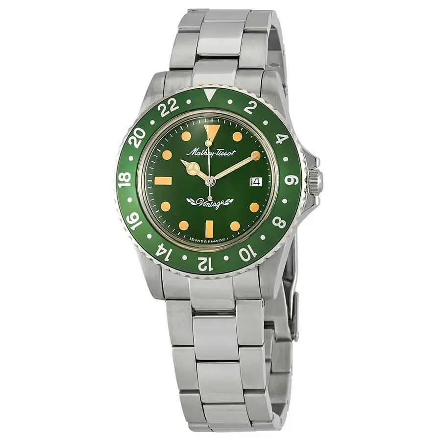 Mathey-tissot H900AV Mathey Vintage Green Dial 40 mm Men`s Watch