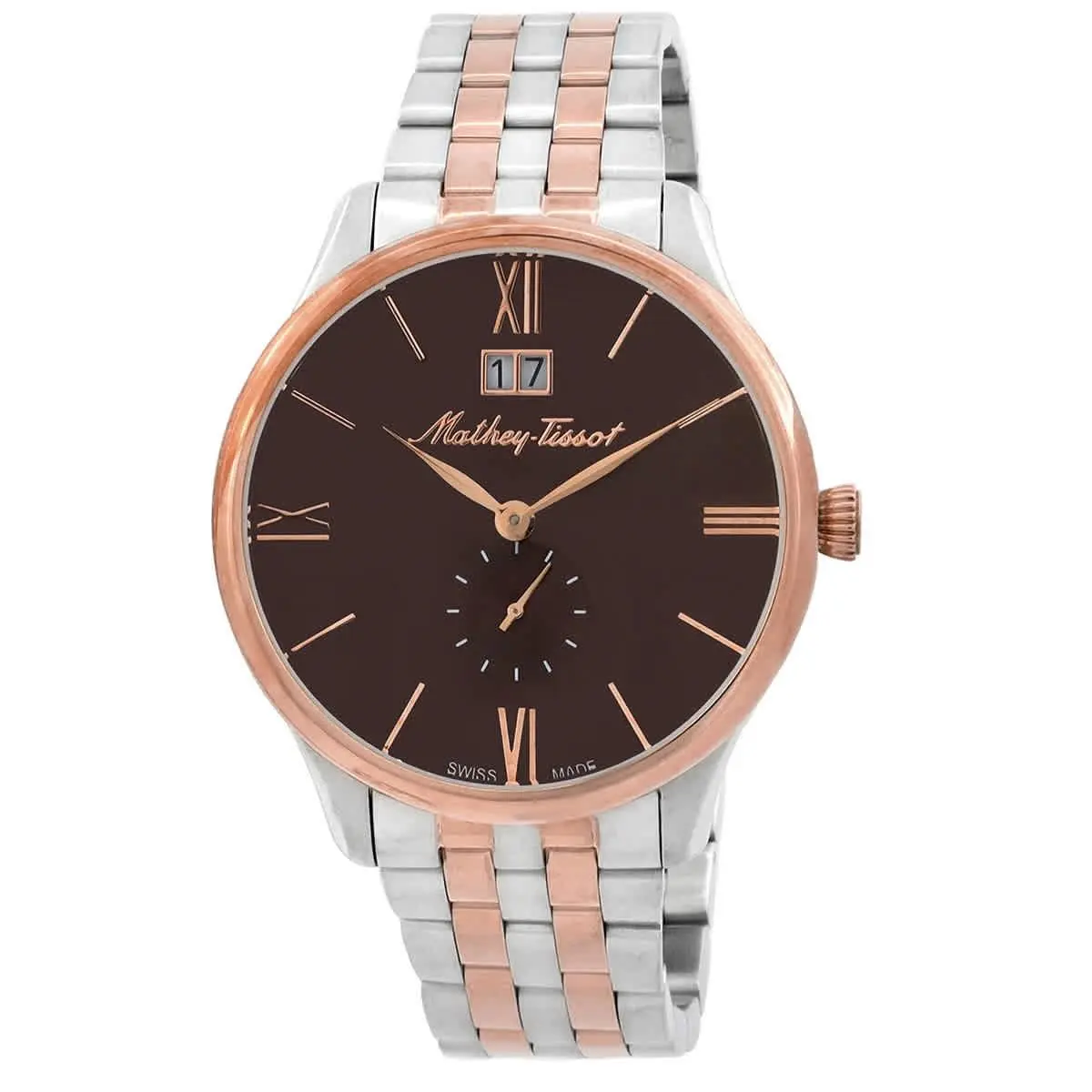 Mathey-tissot H1886MRM Edmond Metal Brown Dial 42 mm Men`s Watch