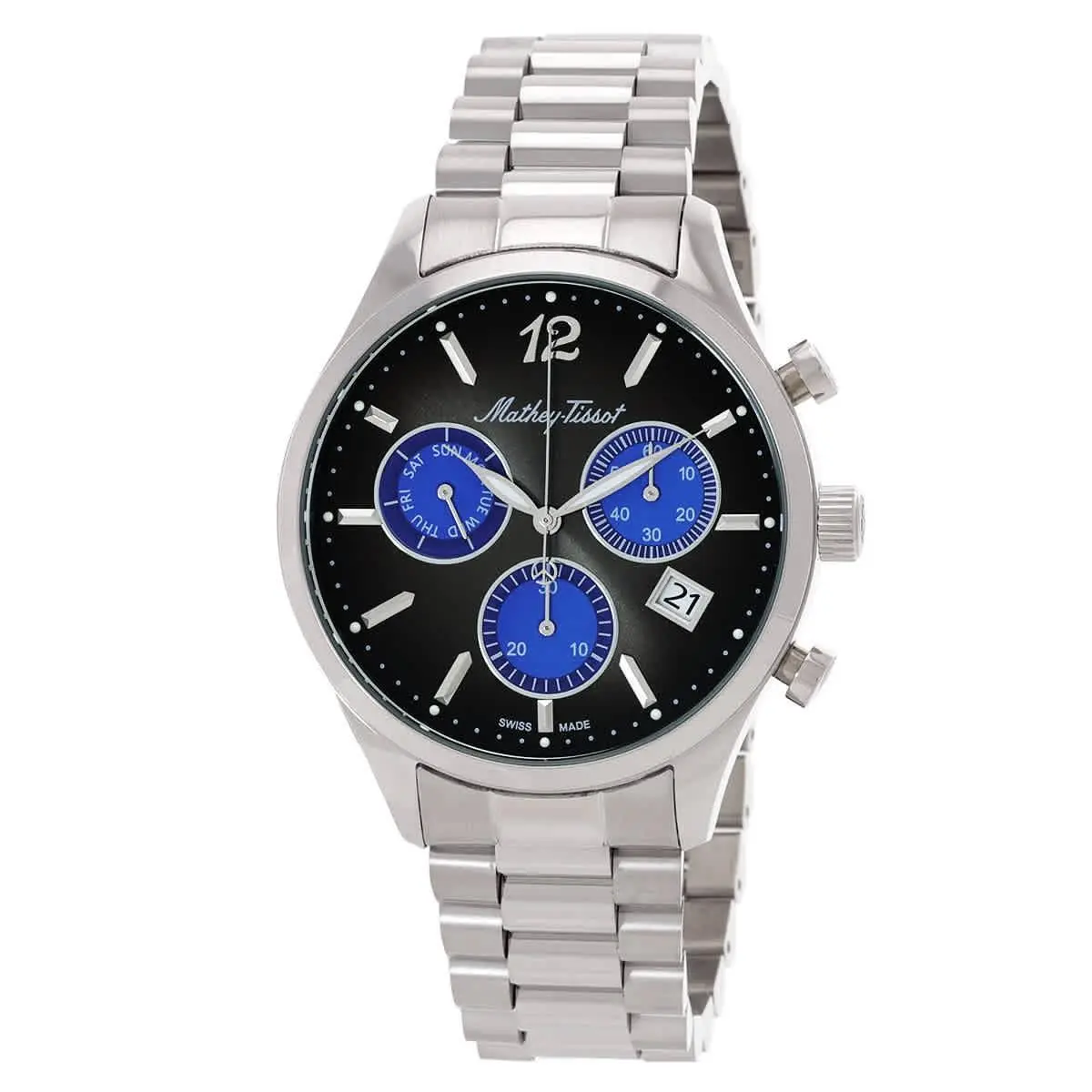 Mathey-tissot H411CHMB Urban Chrono Black Dial 42 mm Men`s Watch