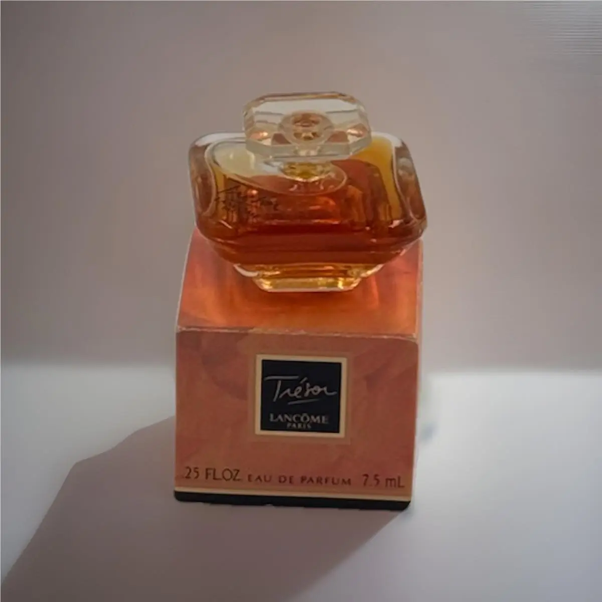 Tresor Lancôme Parfum 1/4 fl oz /7.5 ml Vtg 1990 Edition France